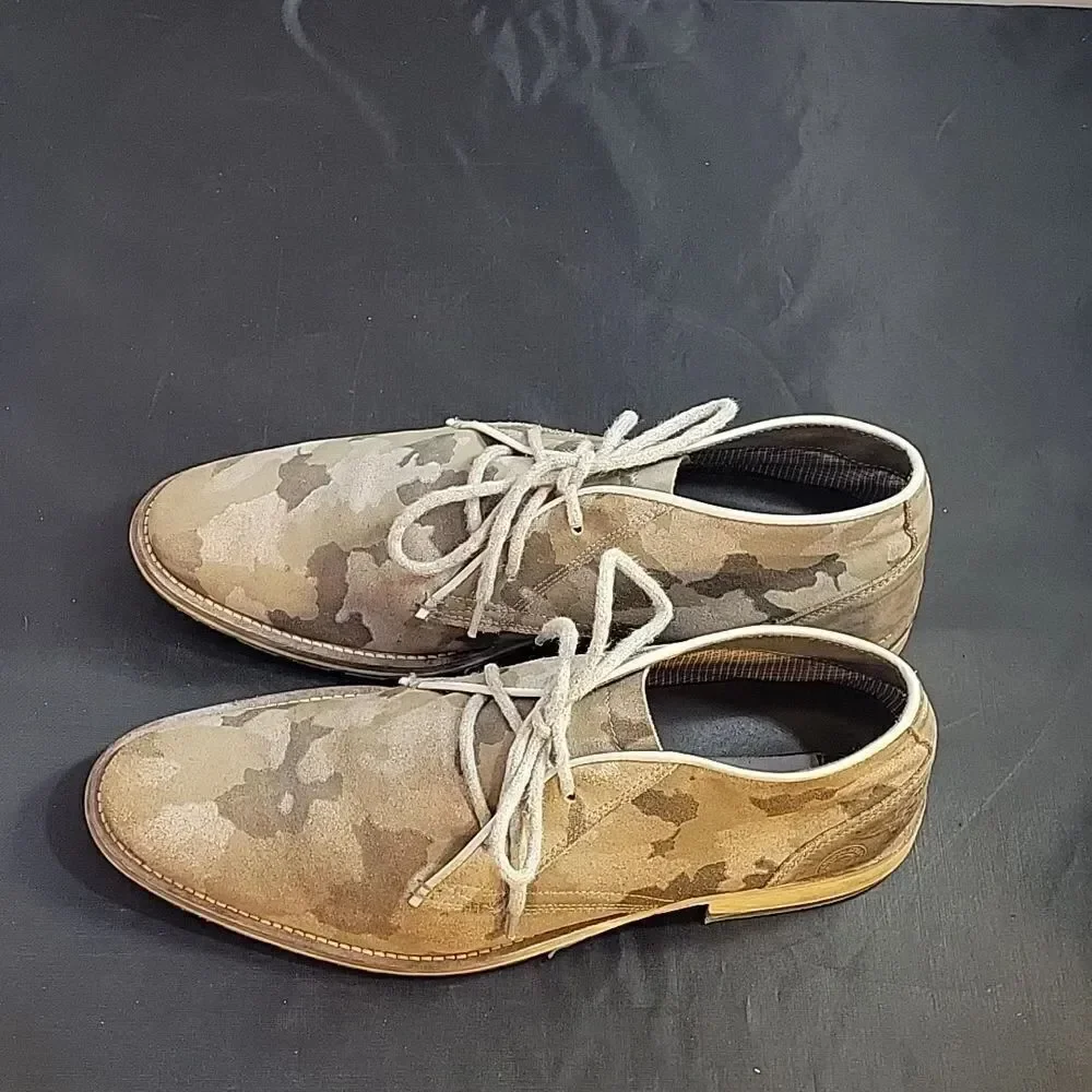 STEVE MADDEN IRVINE LACE-UP CLOSURE MEN'S ANKLE BOOTS